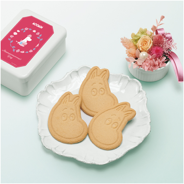 ムーミン クッキー缶とプリザーブドフラワー【母の日】 商品画像(1)