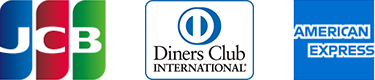 JCB・ダイナースクラブ・アメリカンエクスプレスカードのロゴ